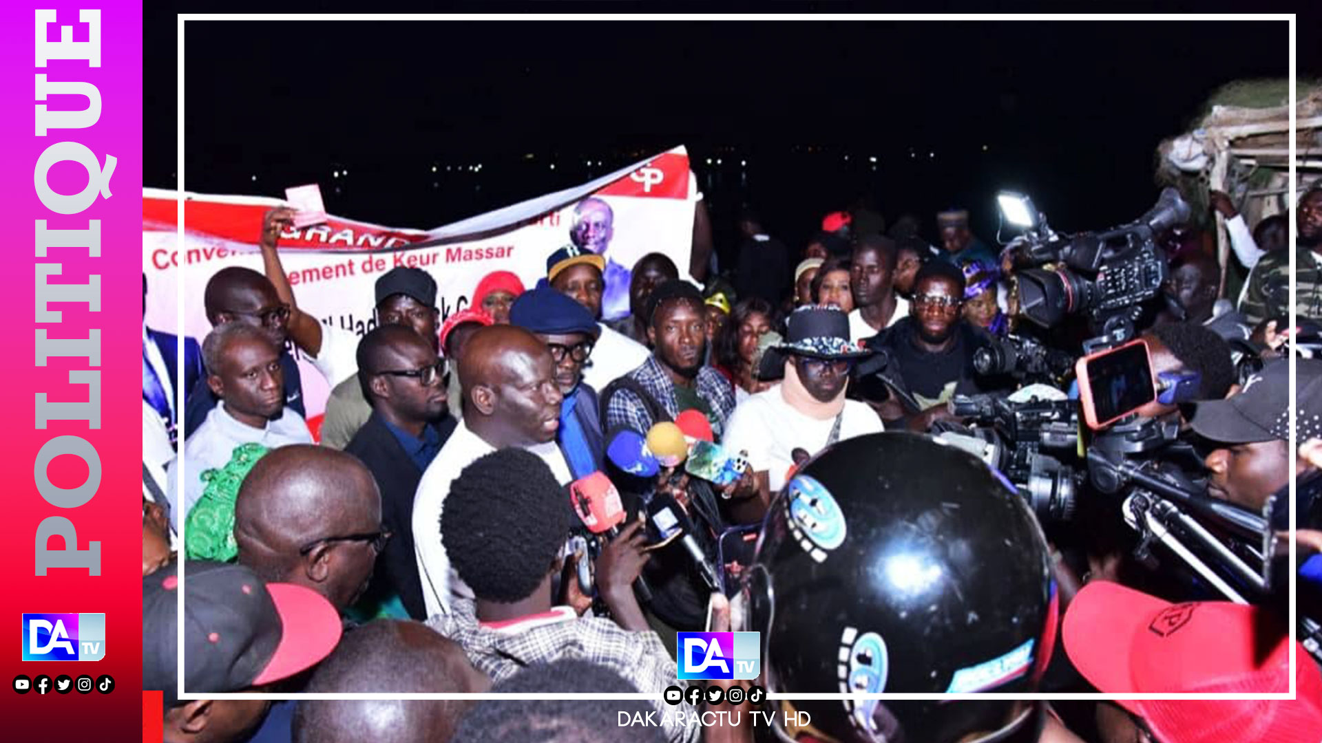 Campagne électorale : Malick Gakou chez lui, à Thiaroye-Sur-Mer