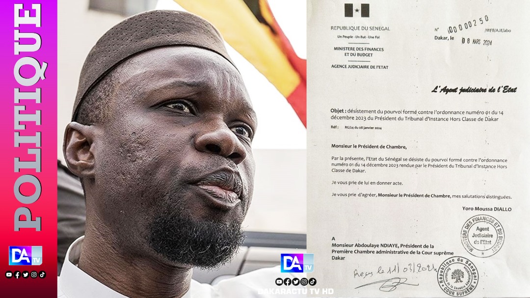 Affaire Sonko-AJE: L'Etat du Sénégal se désiste, Sonko réhabilité !