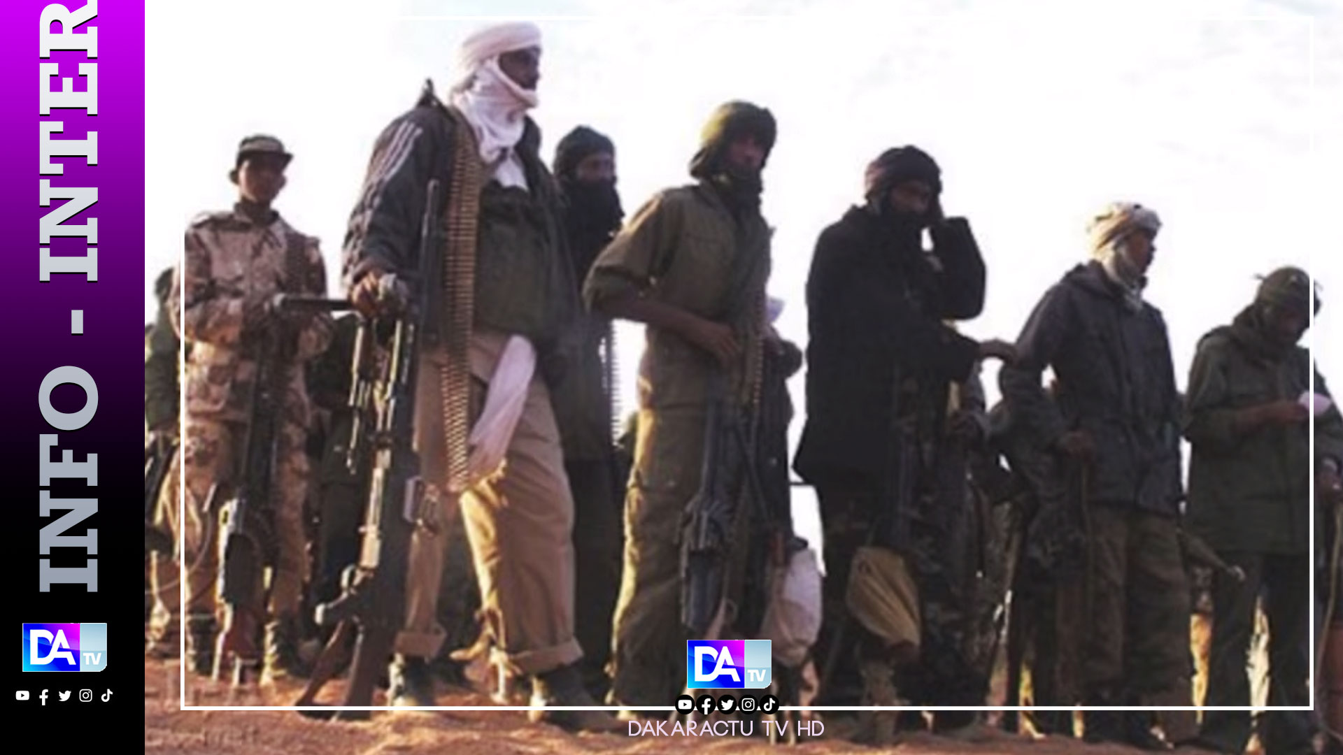 Mali: six chefs du JNIM et de la rébellion touareg visés par des sanctions financières