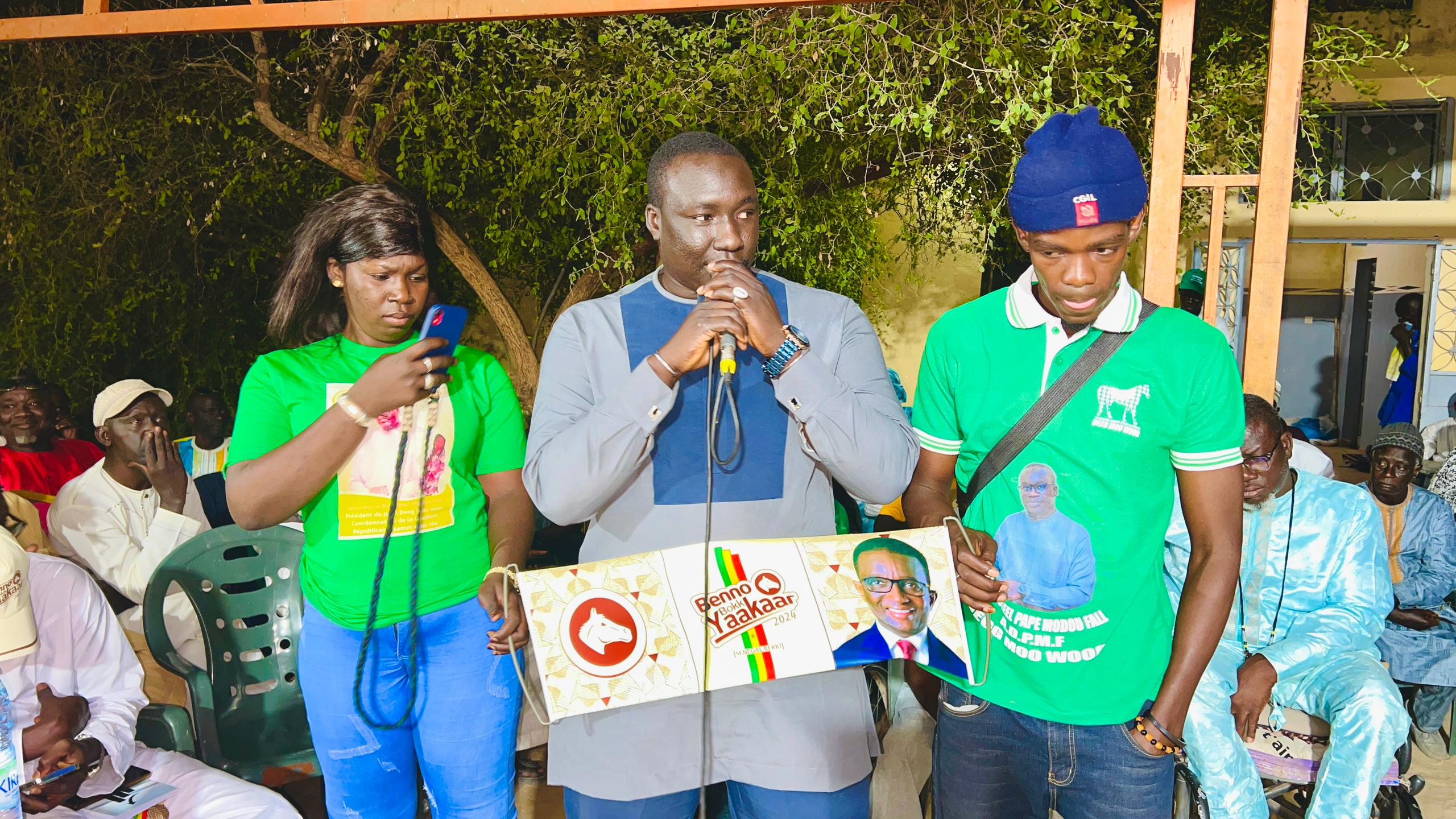 PRÉSIDENTIELLE 2024 - « Dëgg Moo Woor » de Pape Modou Fall met sa machine électorale en marche pour Amadou Bâ