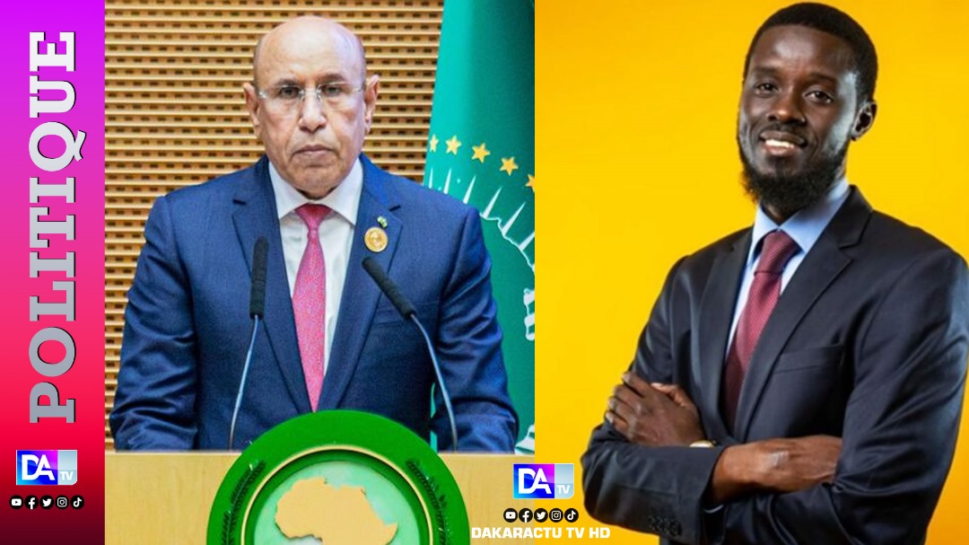 Présidentielle 2024 : Le president Mauritanien, Mohamed Cheikh El Ghazouani félicite le président Bassirou Diomaye Faye