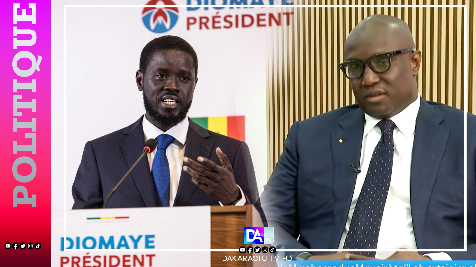 Présidentielle 2024/ Le ministre de l'intérieur au Président Bassirou Diomaye Faye: " C'est un produit de la haute administration de l'État...S'il réussit, c'est à notre profit".