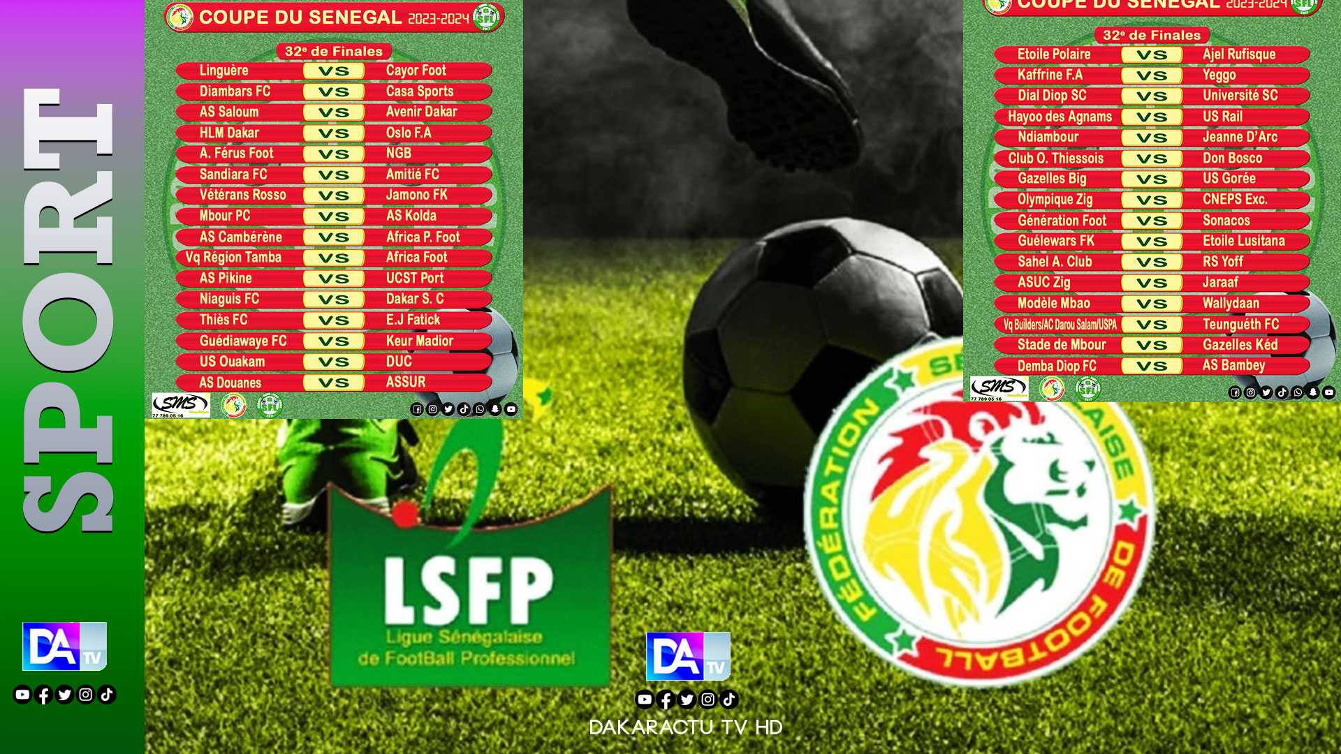 32ème coupe du Sénégal : Le détenteur du trophée (Jaraaf) se rend à Ziguinchor