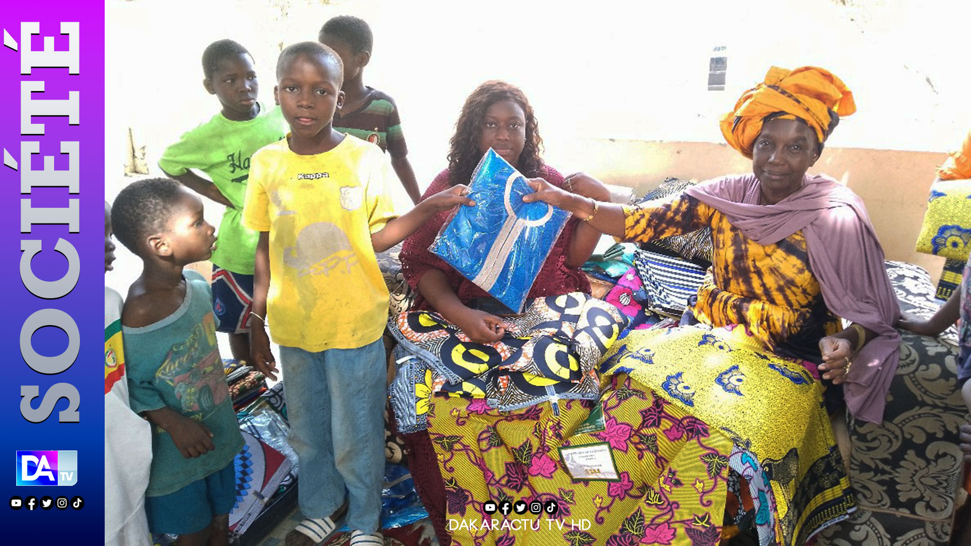 Préparatifs Korité / Kolda : Gnagna Fall Ba habille plus de deux mille enfants...