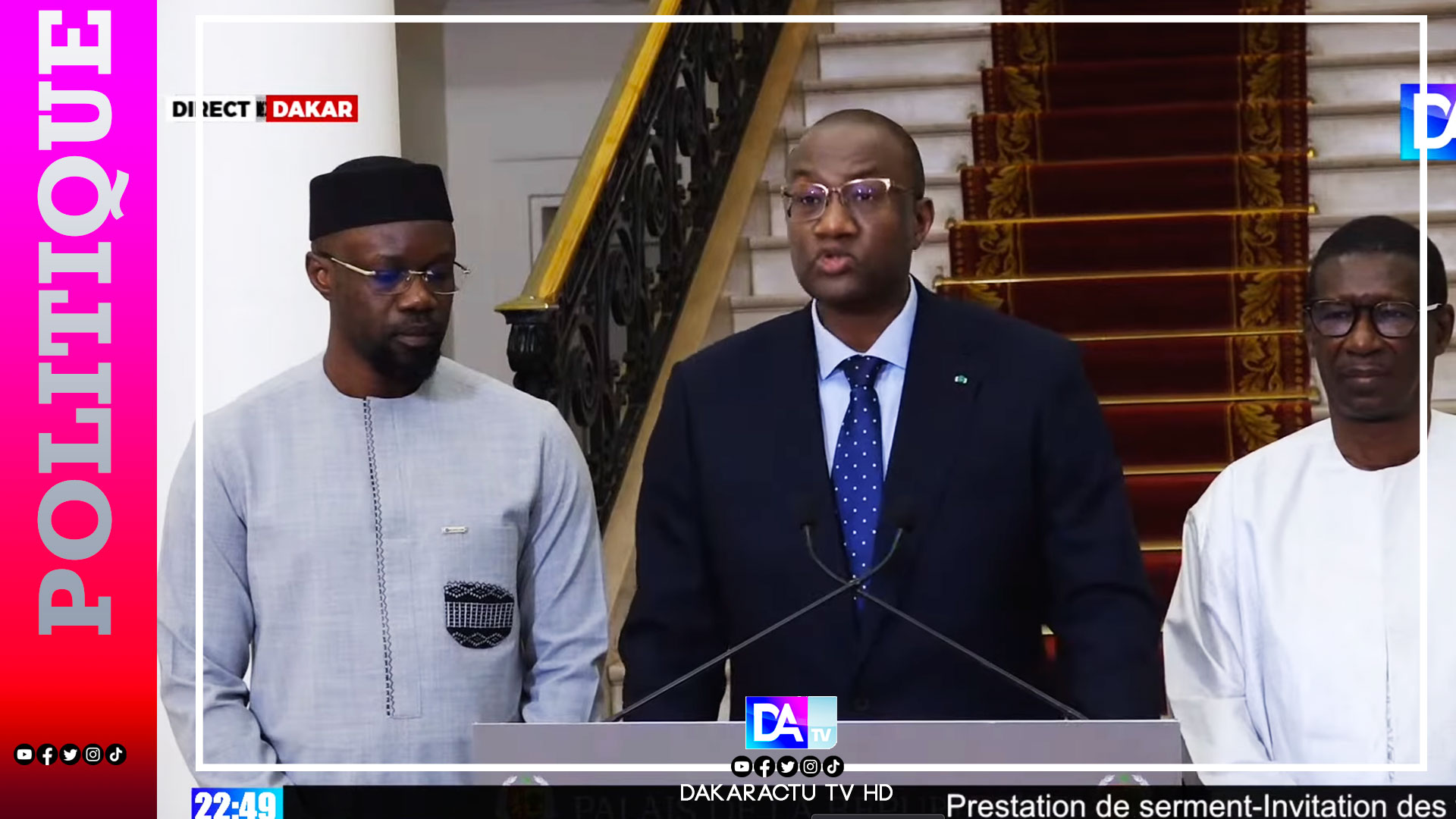 Oumar Sab Oumar Samba Ba reconduit au poste de Secrétaire Général de la Présidence
