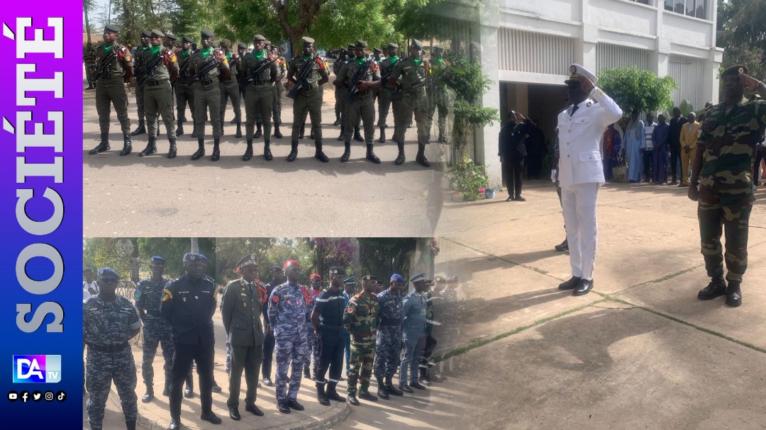 [ Images] 04 avril 2024: levée des couleurs à Ziguinchor