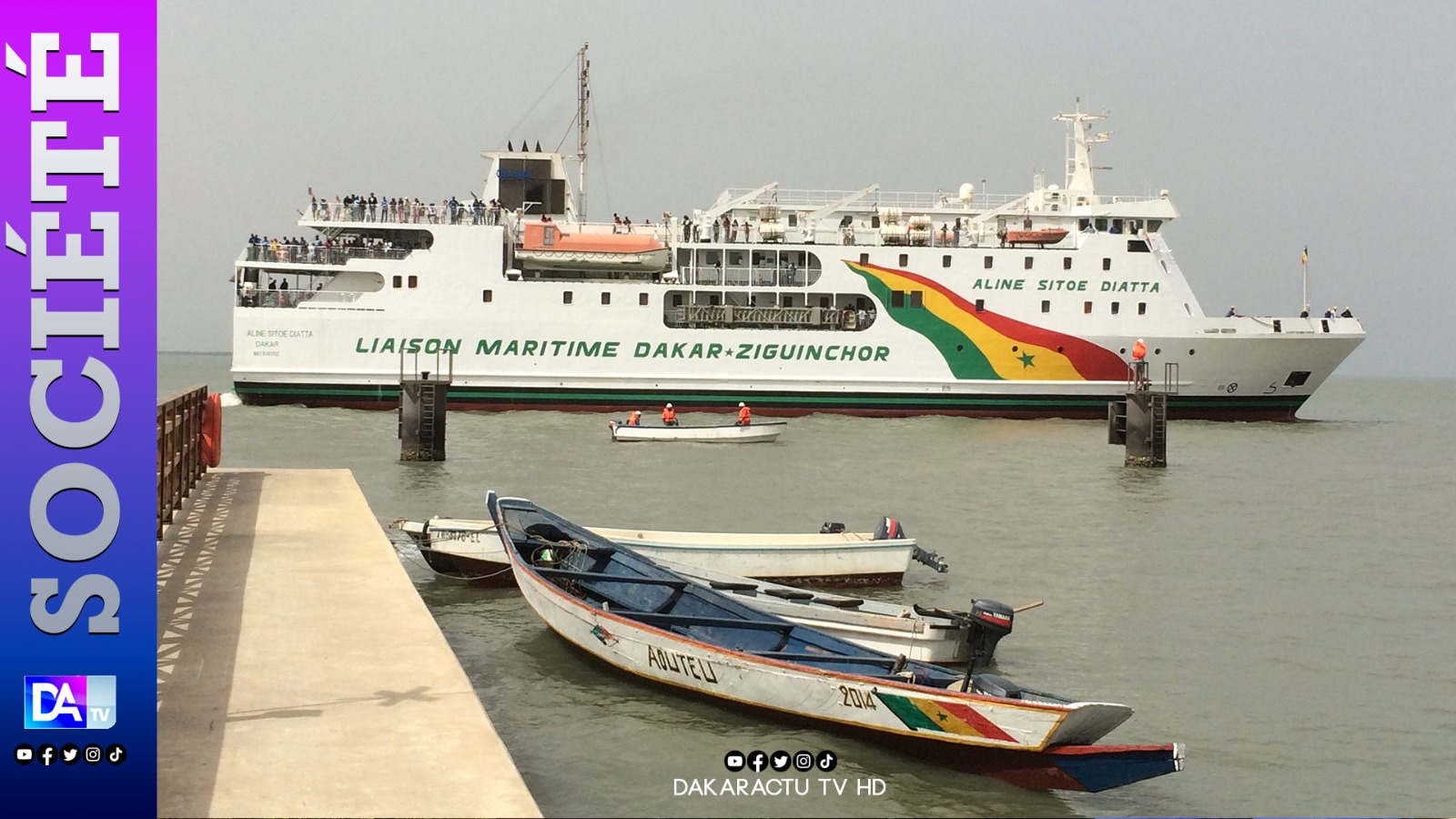 Liaison maritime Dakar -Ziguinchor : les rotations vont démarrer le mardi prochain