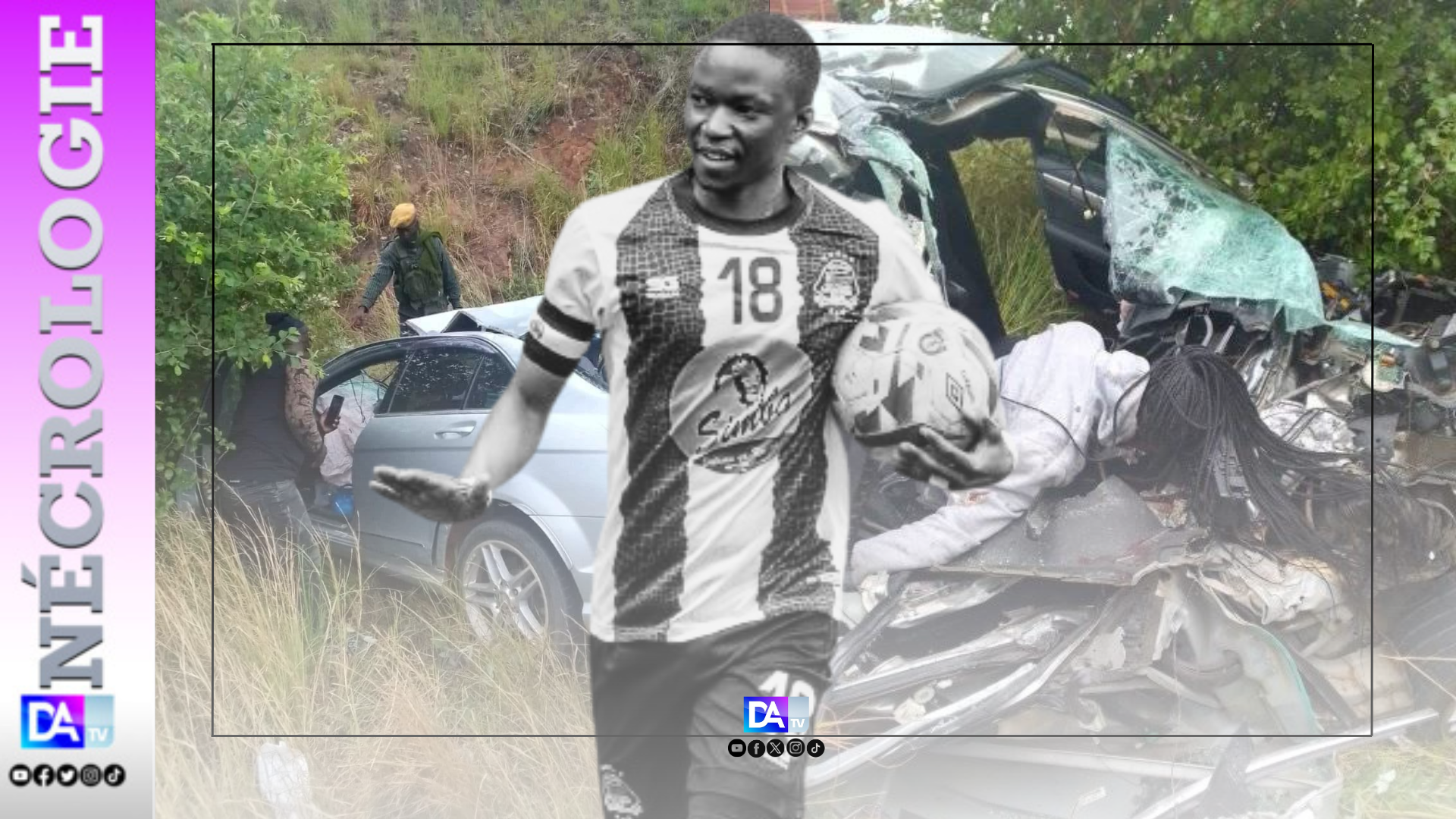Accident de voiture: Le footballeur Rainford Kalaba serait dans un coma artificiel, selon le TP Mazembe