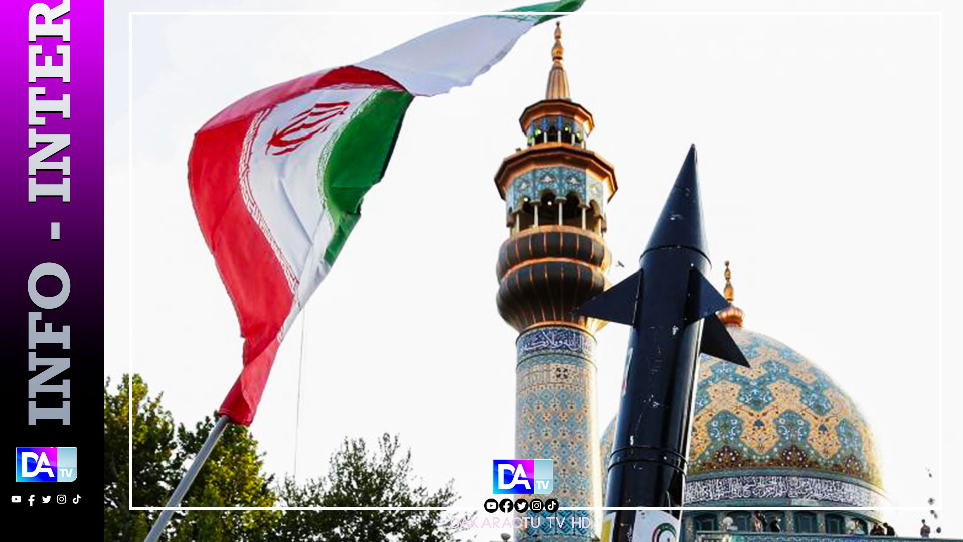 Explosions dans le centre de l'Iran, des médias américains évoquent des frappes israéliennes