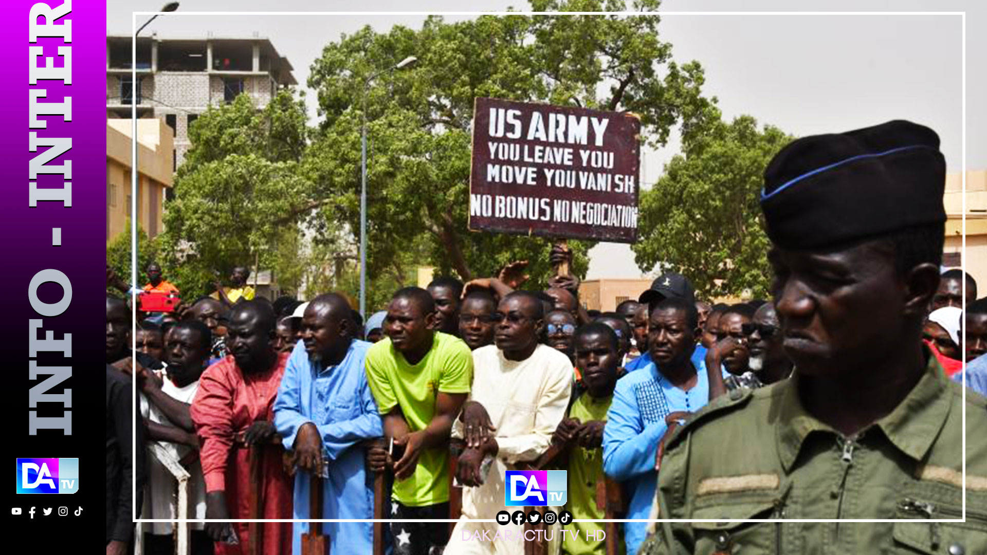 Les Etats-Unis acceptent de retirer leurs troupes du Niger
