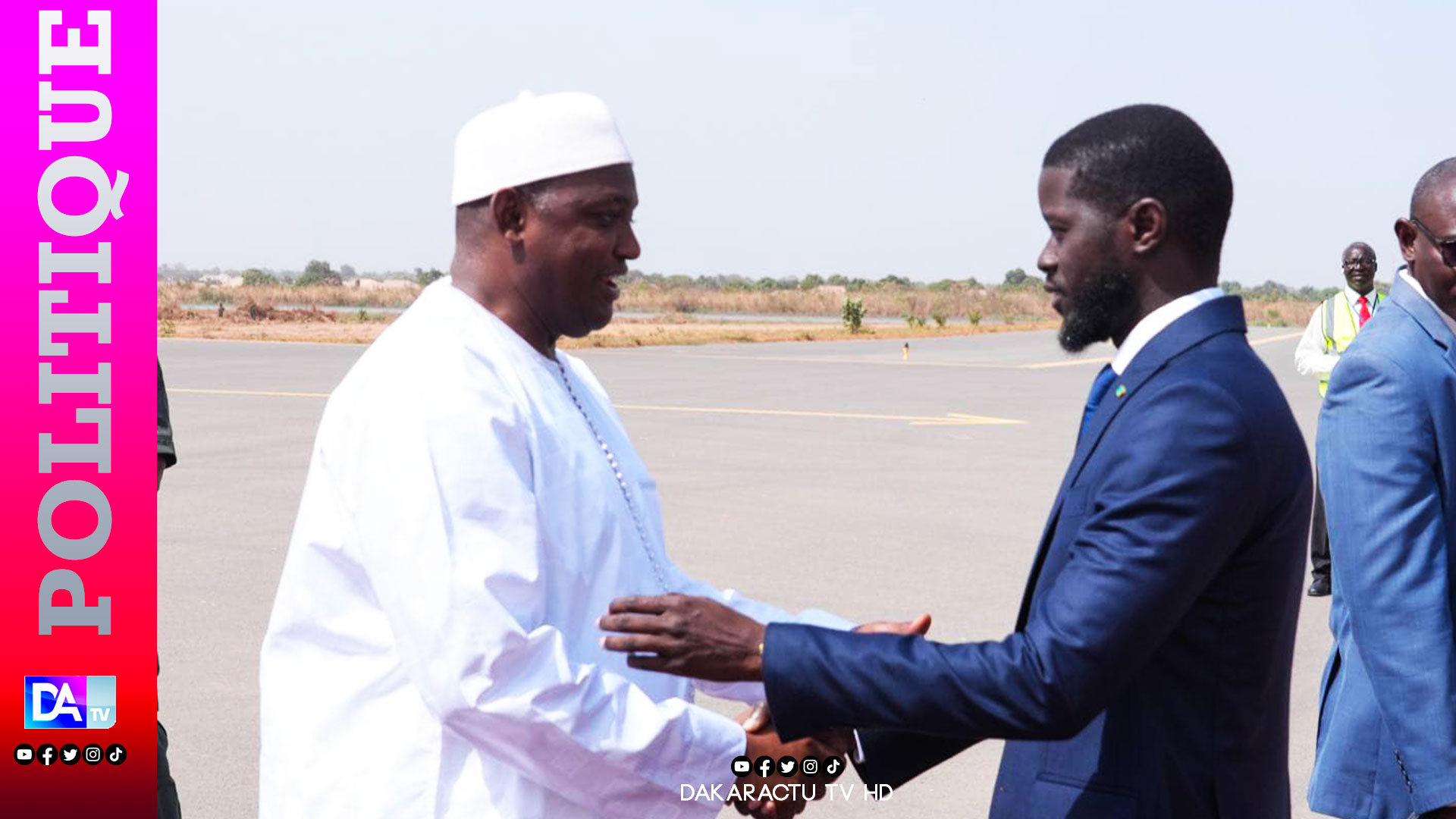 Adama Barrow au président Bassirou D. Faye: « La Gambie sera toujours reconnaissante vis à vis du Sénégal… »