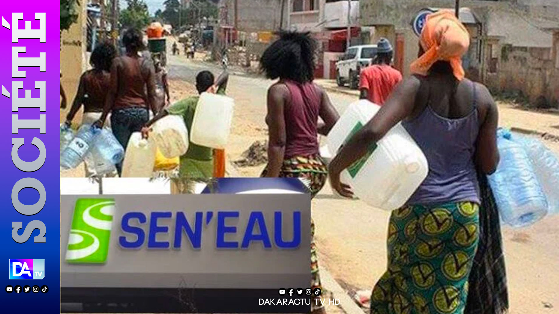 Distribution de l’eau : la SEN’EAU annonce encore des perturbations à Rufisque et Thiès.