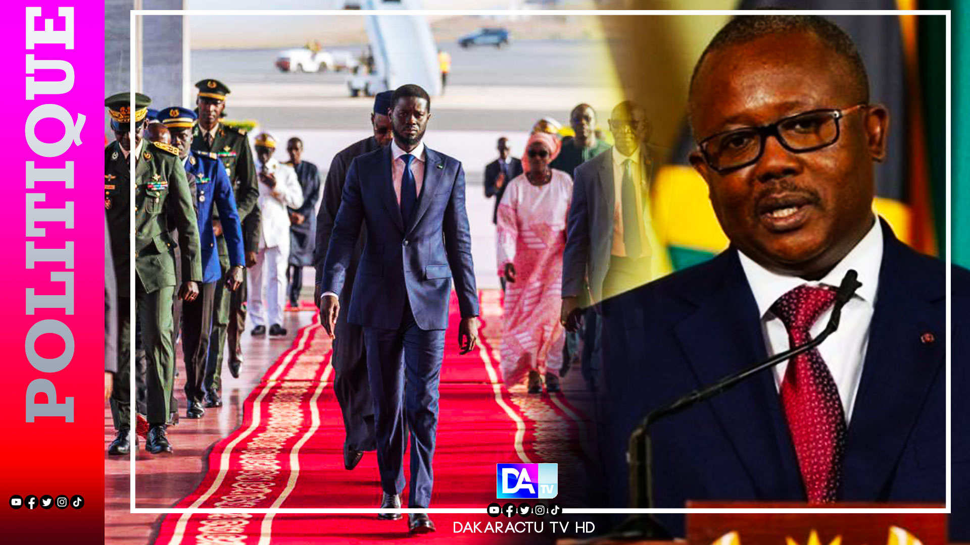 Visite en Guinée Bissau : Sécurité, Commerce, Culture et Pêche seront au cœur des discussions entre  BDF  et Umaro Embalo