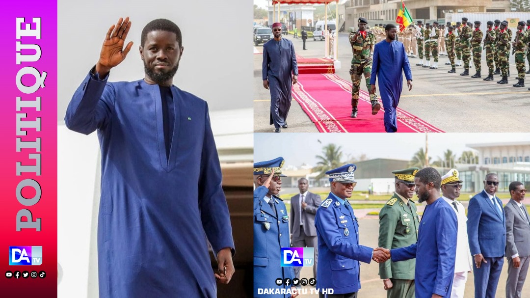 Coopération Sénégalo-Guineenne: Le chef de l’Etat Bassirou Diomaye Faye a quitté Dakar à destination de Bissau