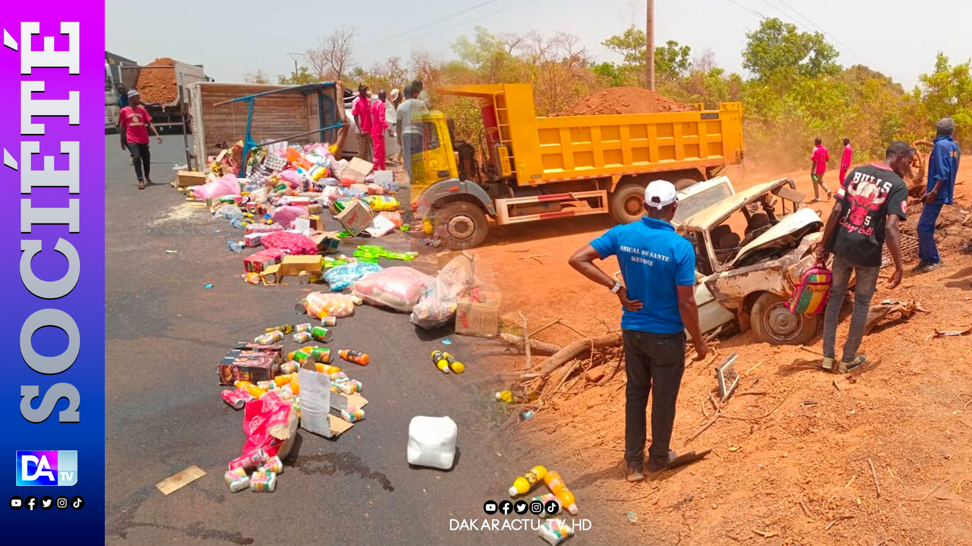 Kédougou/Accident : une collision entre deux véhicules fait deux morts
