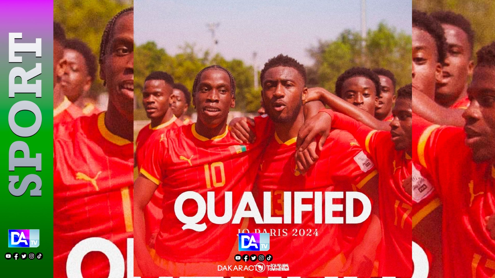 Football / Qualifications aux Jeux Olympiques 2024 : La Guinée obtient sa place !