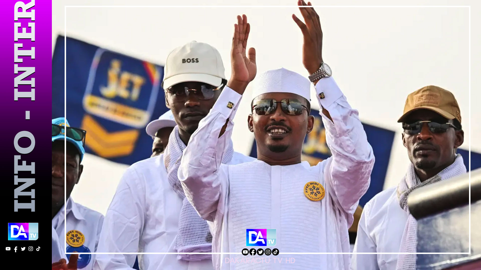Tchad: le général Mahamat Idriss Déby Itno élu président avec 61,03% (résultats officiels provisoires)