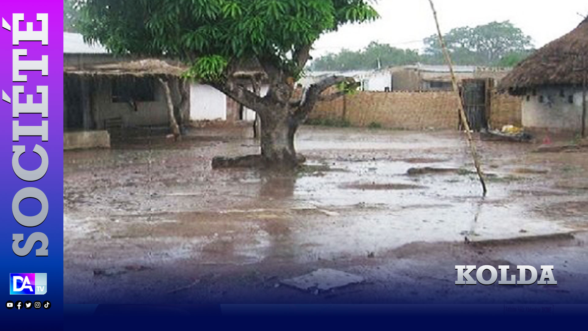 KOLDA : Début de l'hivernage avec une première pluie...