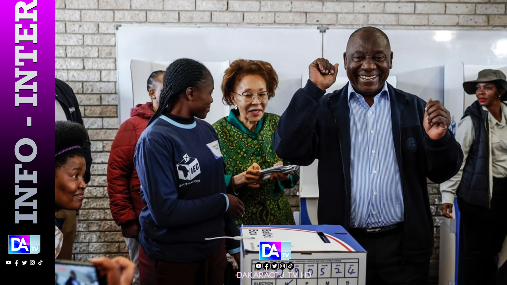 Afrique du Sud: l'ANC en tête, mais avec seulement 42% des suffrages (résultats partiels)