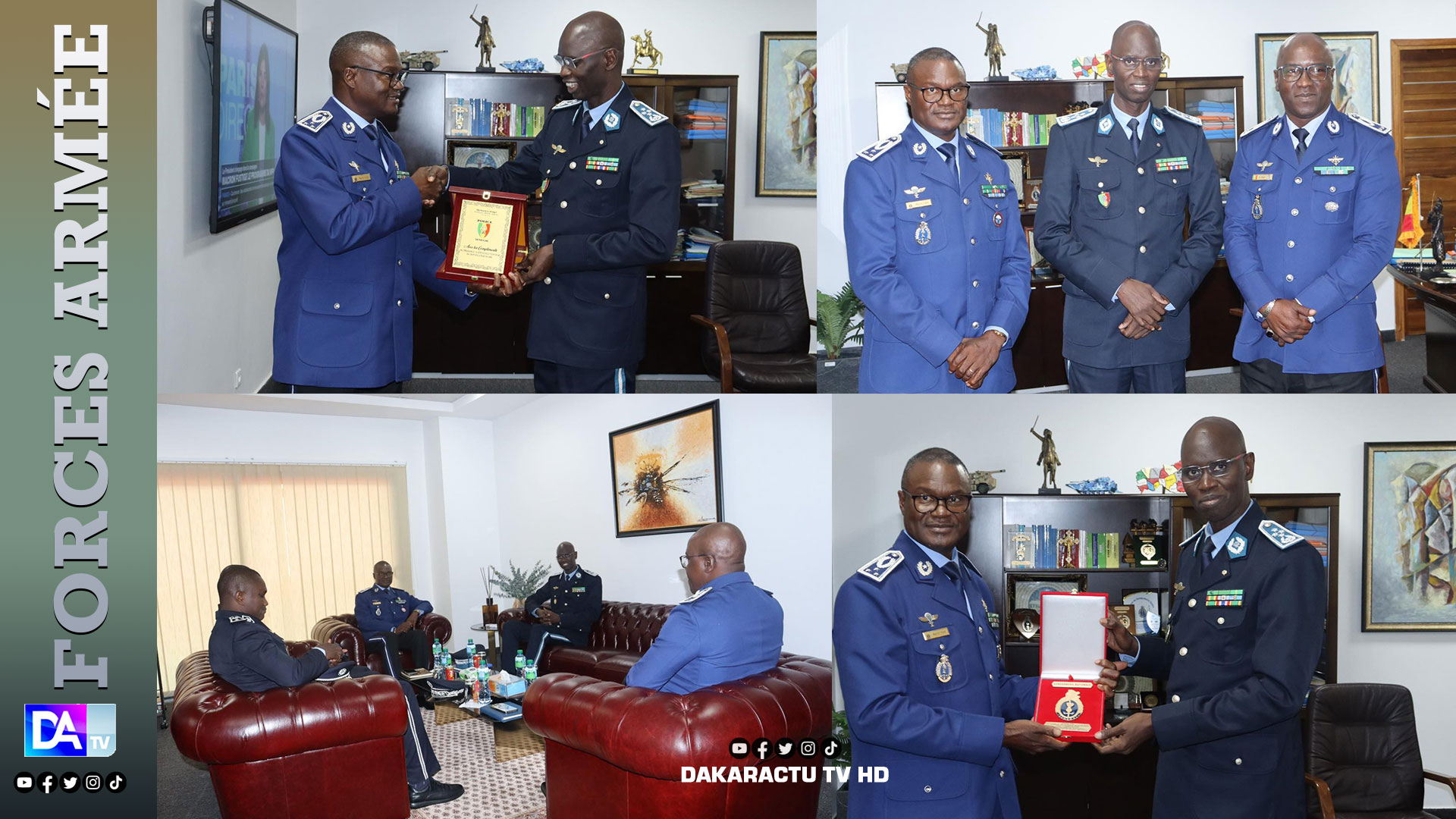 Sécurité intérieure et Coopération Gendarmerie-Police : Le Haut COMGEN a reçu le DGPN