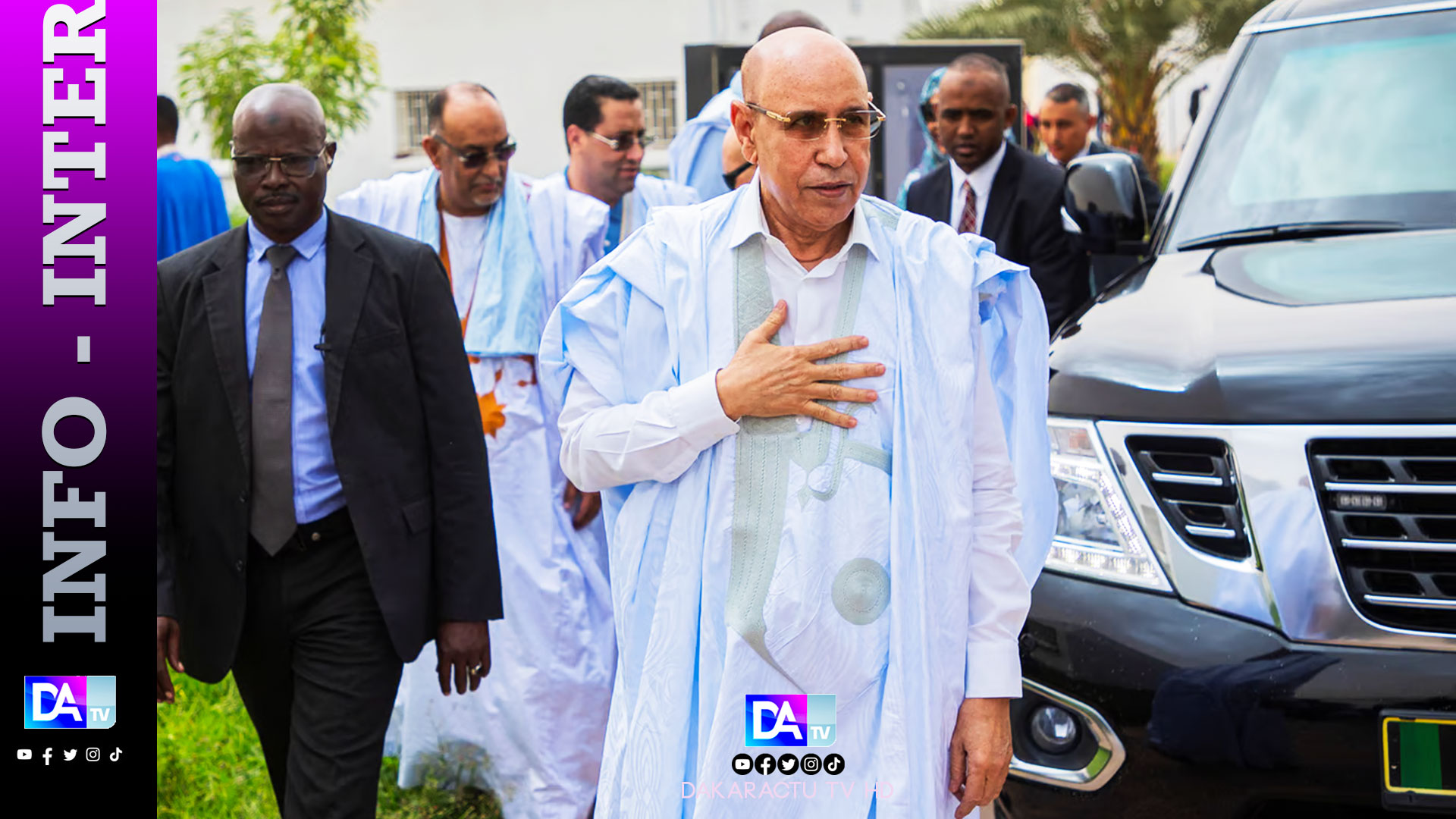 Mauritanie: Ghazouani réélu président au premier tour