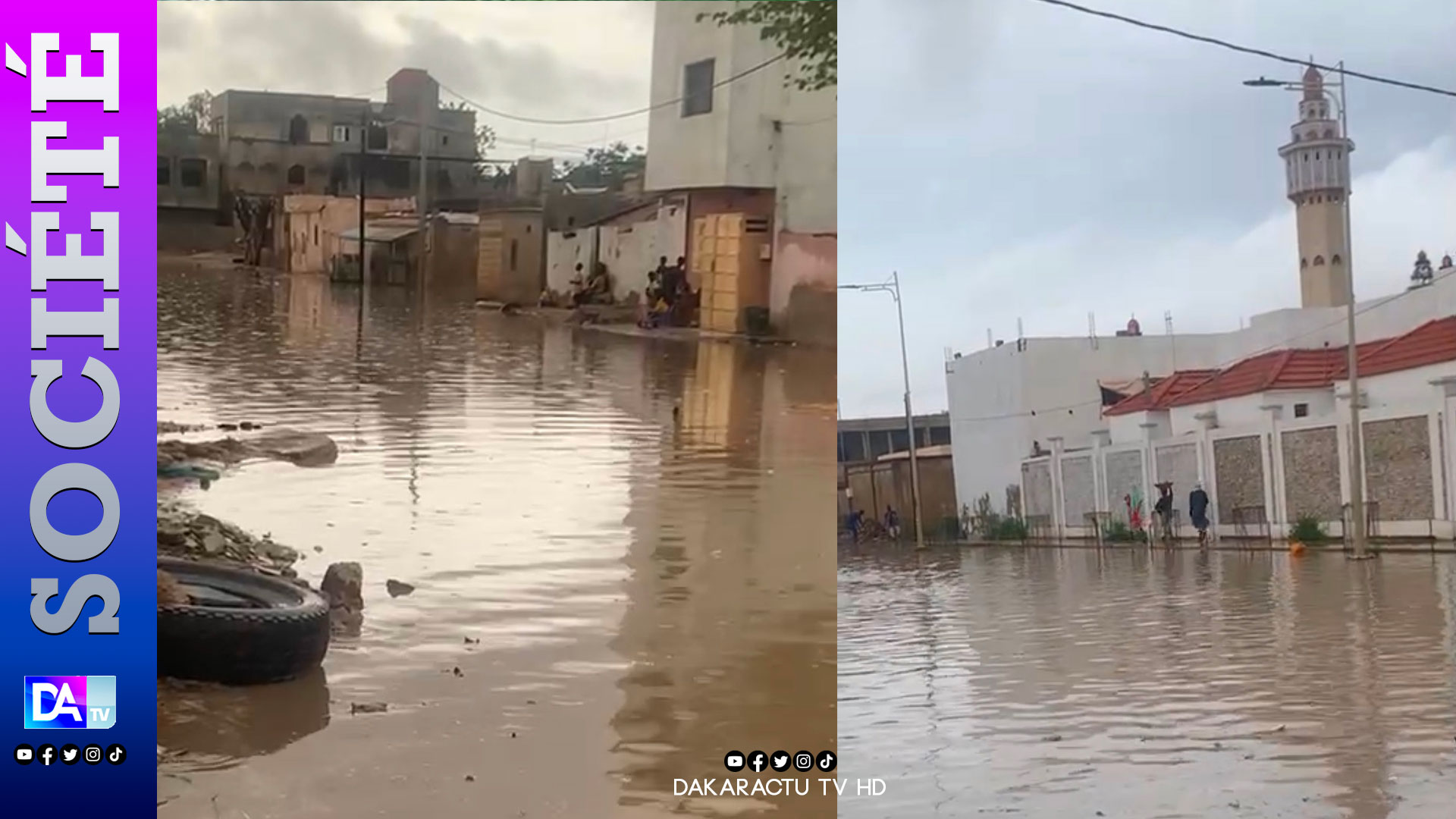 TOUBA- Deuxième pluie et déjà de terribles inondations… Plusieurs maisons seront abandonnées