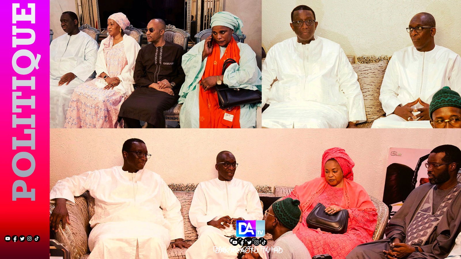 Présentation de condoléances :  Abdoulaye Diouf Sarr reste à l'écoute de  Amadou Bâ