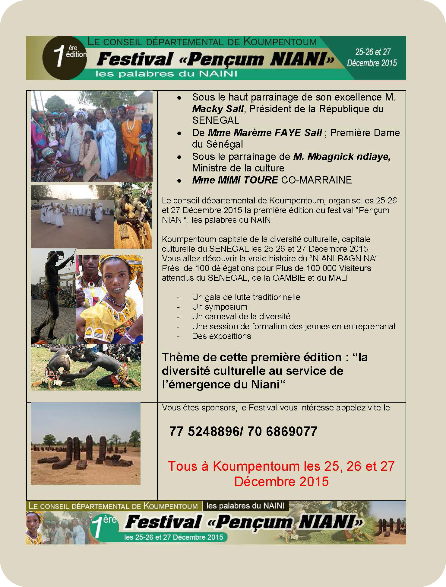 Manifestation Koumpentoum