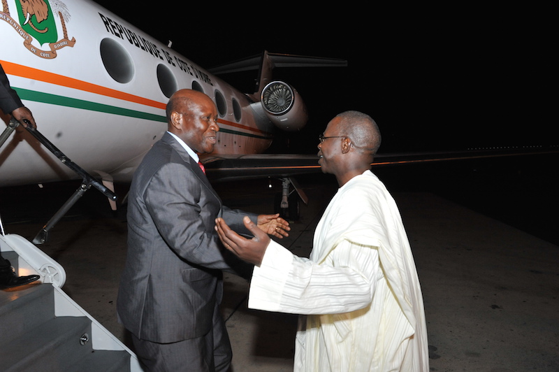  Images de l'arrivée du Premier ministre de la République de Côte d'Ivoire