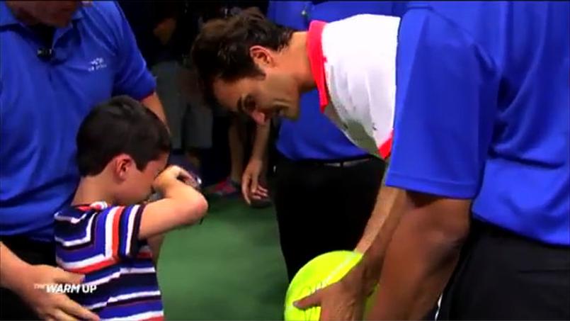 US Open : Le geste classe de Federer envers un jeune garçon