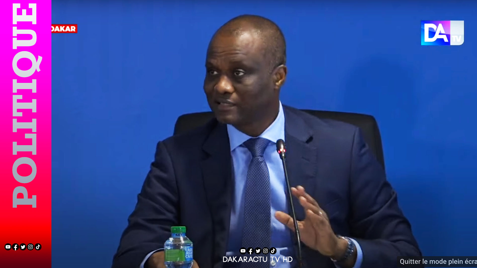 Déficit budgétaire- Dette publique: L'État s'engage à reprendre la croissance, en ramenant le déficit à 3%, la dette en dessous de 70% du PIB( Abdourahmane Sarr).