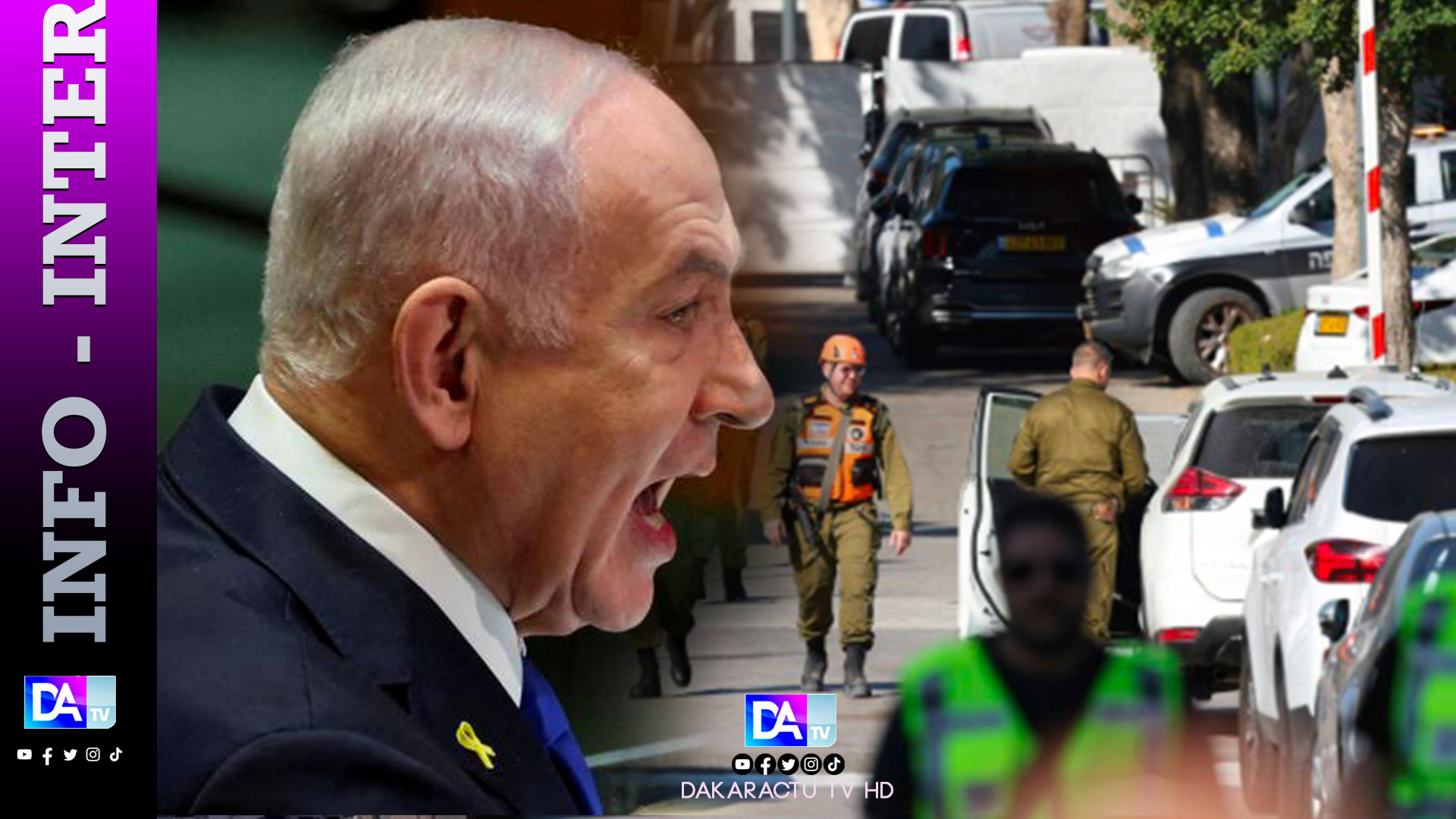 Netanyahu accuse le Hezbollah pro-iranien d'avoir tenté de l'assassiner