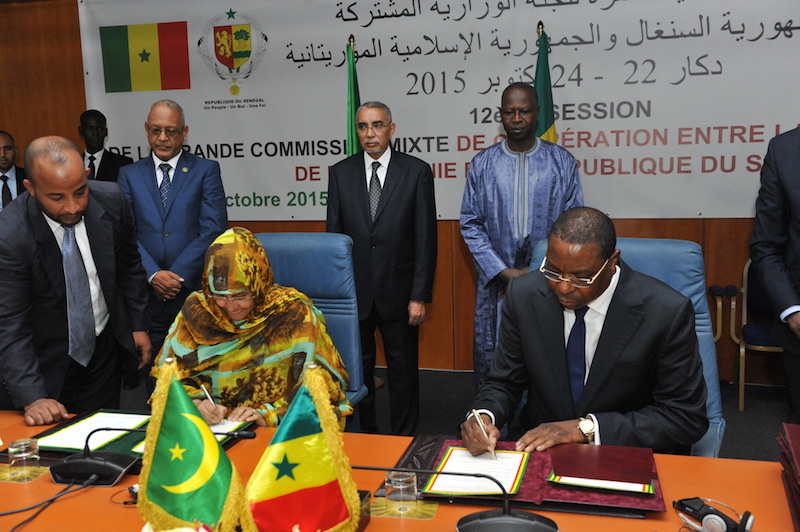 Les images de la clôture de la 12ème session de la Grande Commission mixte de coopération et la signature des accords entre le Sénégal et la Mauritanie