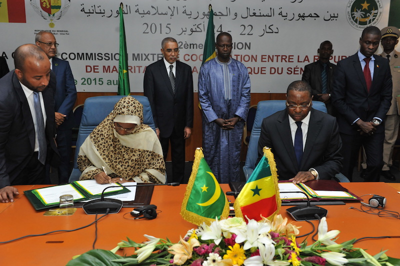 Les images de la clôture de la 12ème session de la Grande Commission mixte de coopération et la signature des accords entre le Sénégal et la Mauritanie