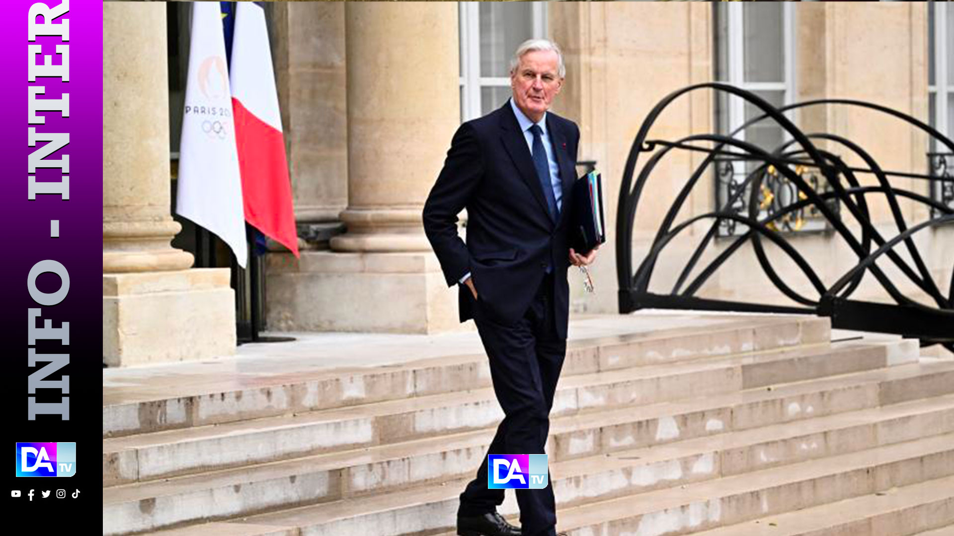 Démission attendue du gouvernement: Barnier a quitté l'Elysée (AFP)