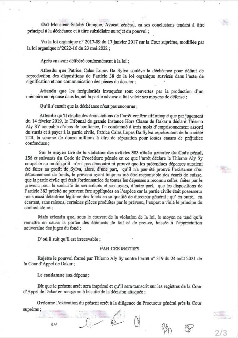 Une justice à deux vitesses et les dispositions claires de l’article 272 (Par ​Pape Konaré DIAITÉ )