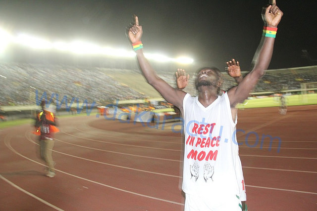 Après avoir marqué, Mame Birame Diouf rend hommage à sa mère décédée lors des bousculades à Mouna