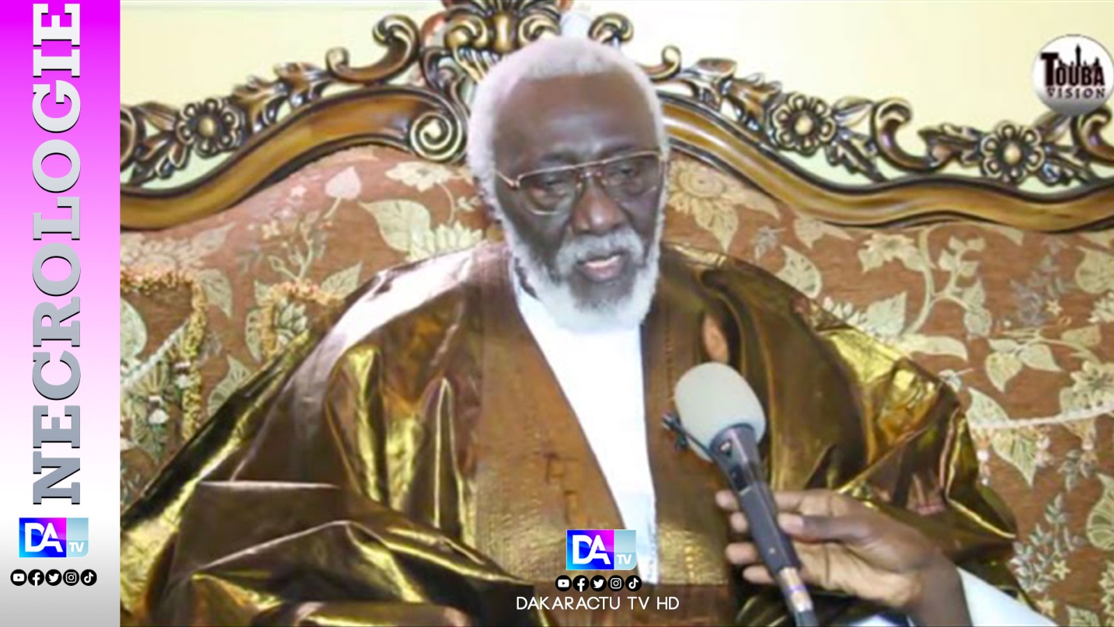 TOUBA/ NECROLOGIE : Serigne Dame Atta, khalife de Serigne Ibrahima Mbacké Khadim Rassoul , vient de tirer sa révérence