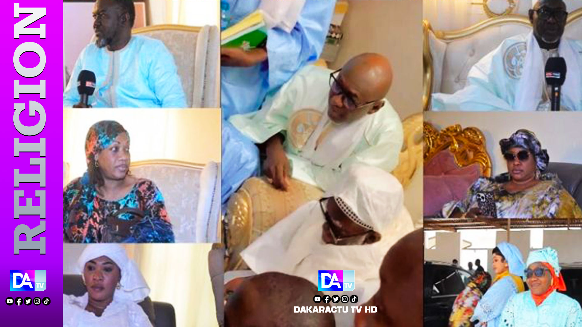 Thiès - Ziar : Boubacar Ly et une délégation du Réseau International des Amazones Leaders, reçus par le khalife général des mourides