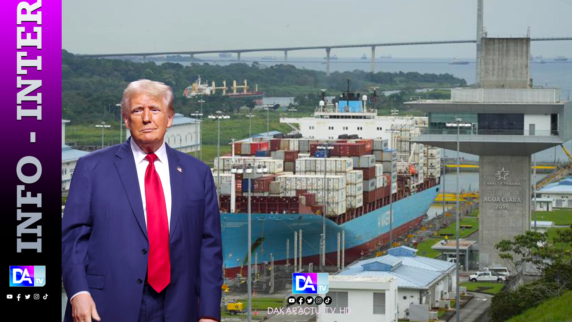 Trump jure de reprendre le canal de Panama
