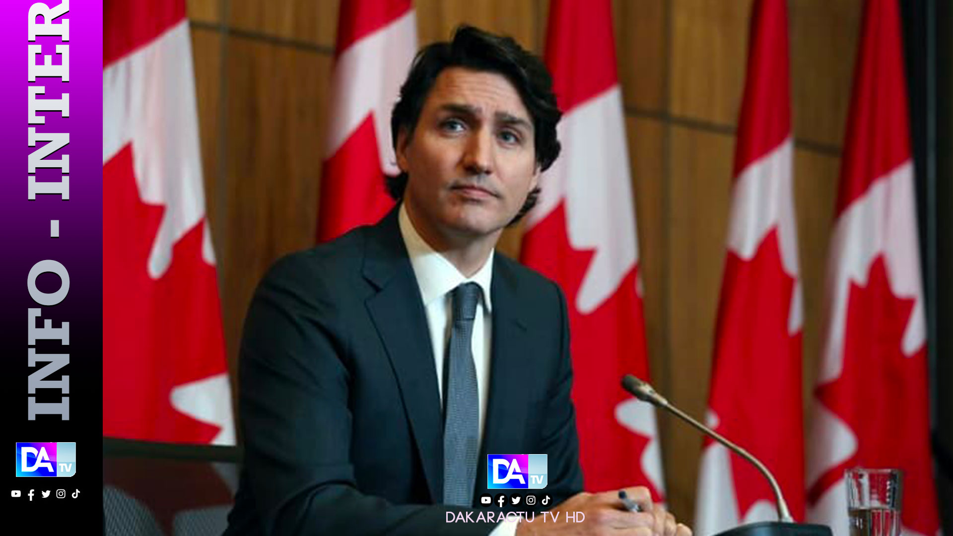Le Canada "ripostera" fermement si les Etats-Unis imposent des droits de douane (Trudeau)