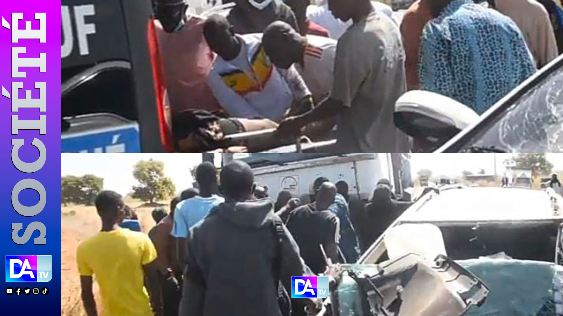 Urgent : Terrible accident sur la route de Keur Madiabel – 6 morts