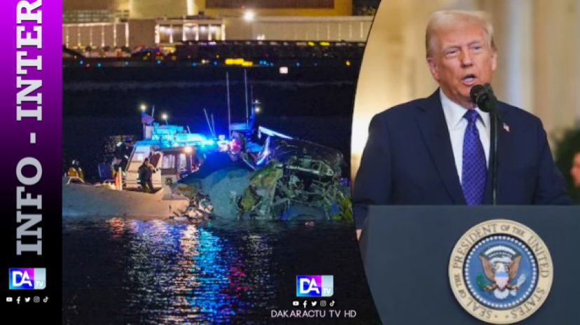 "Pas de survivants" de la catastrophe aérienne à Washington, confirme Trump