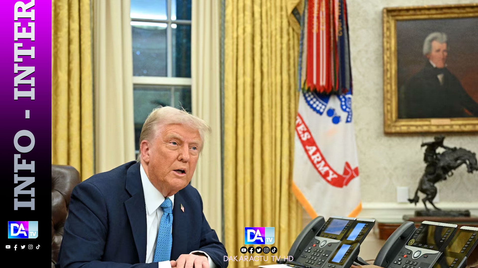 Trump lance son offensive commerciale contre le Canada, le Mexique et la Chine, qui promettent de répliquer