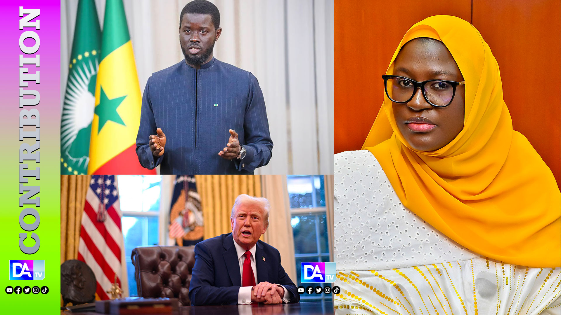 Mon cher Président, M. Bassirou Diomaye Diakhar Faye, Trump menace le développement de nos territoires !( Par Mame Aissatou Mbaye SY )