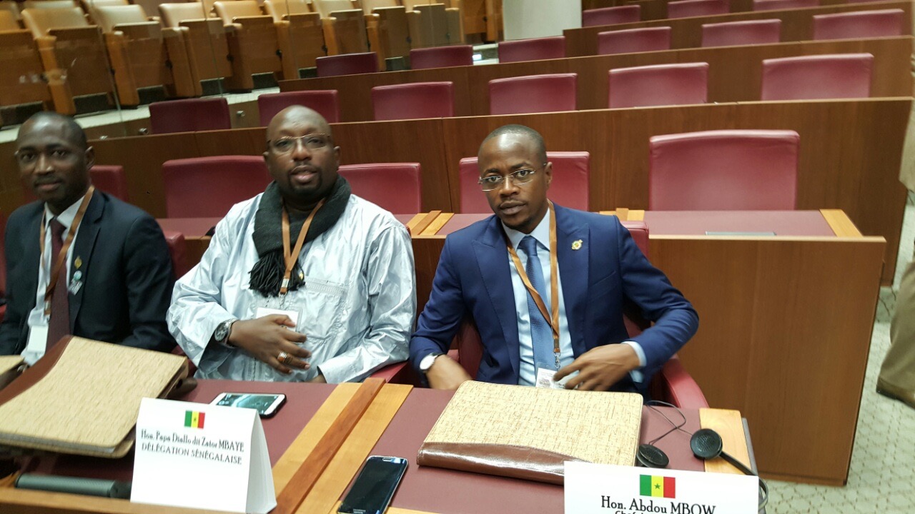 AG des jeunes parlementaires d’Afrique : Abdou M'bow élu Vice Président de l’Union