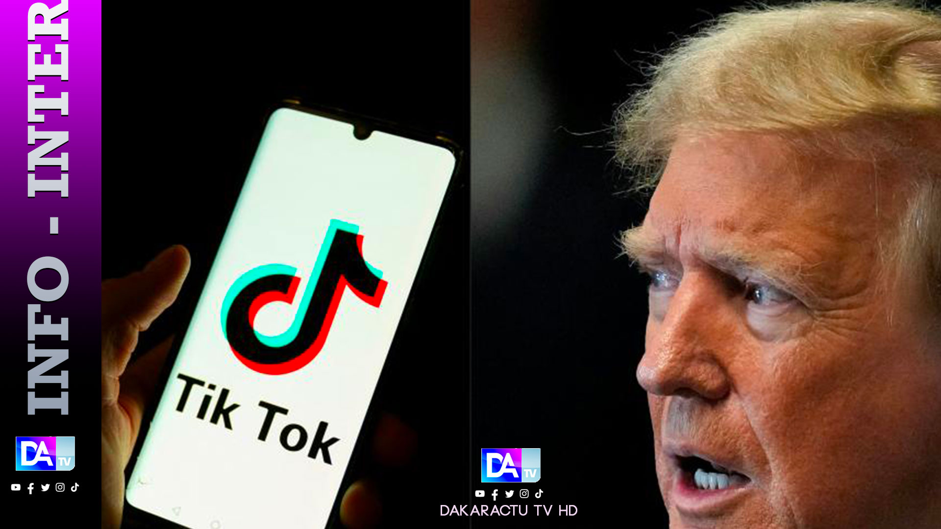 Washington négocie avec quatre acquéreurs potentiels interessés par TikTok aux USA, affirme Trump
