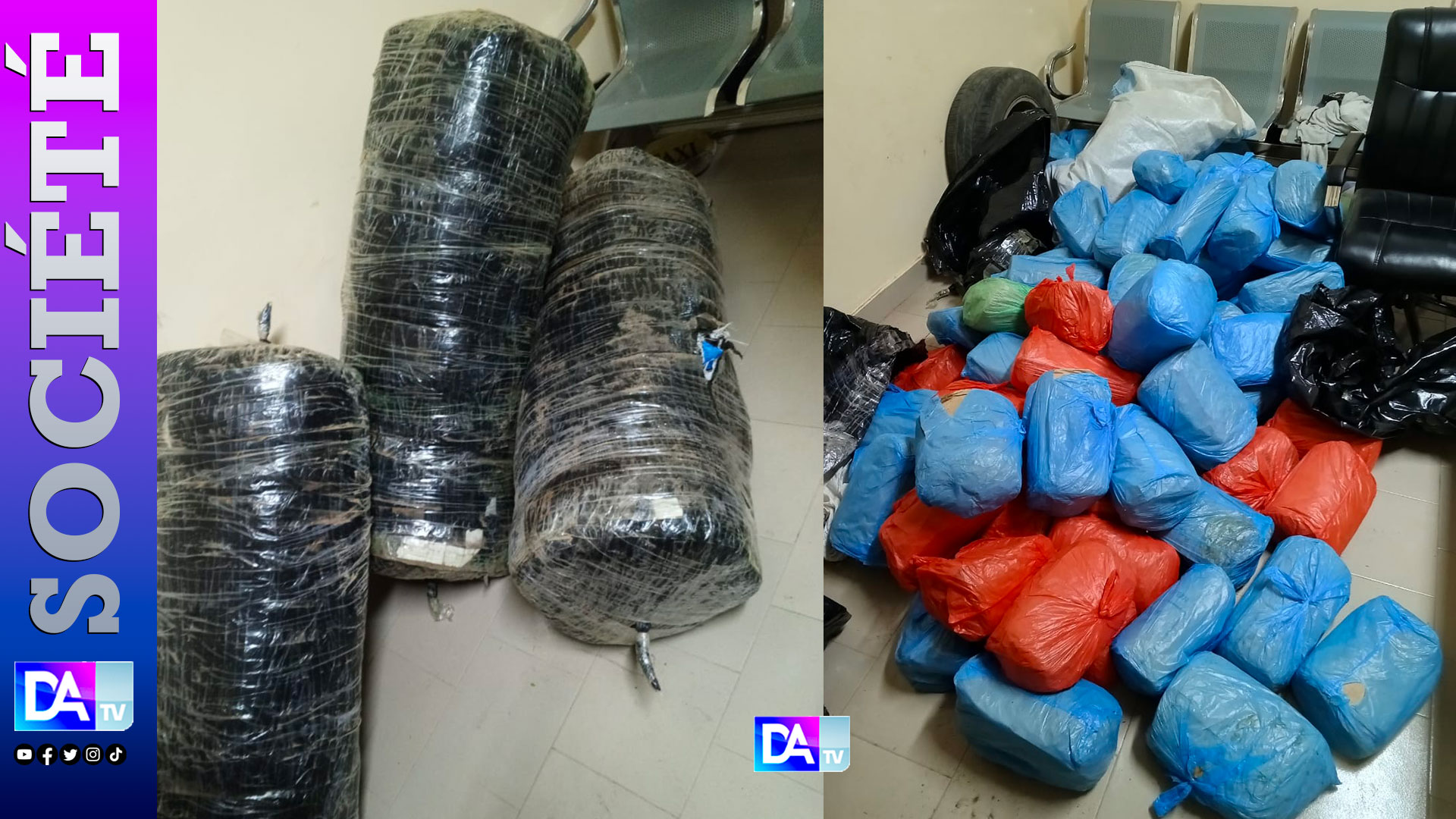 Coup de filet à Mballing : 100 kg de drogue saisis, deux individus arrêtés