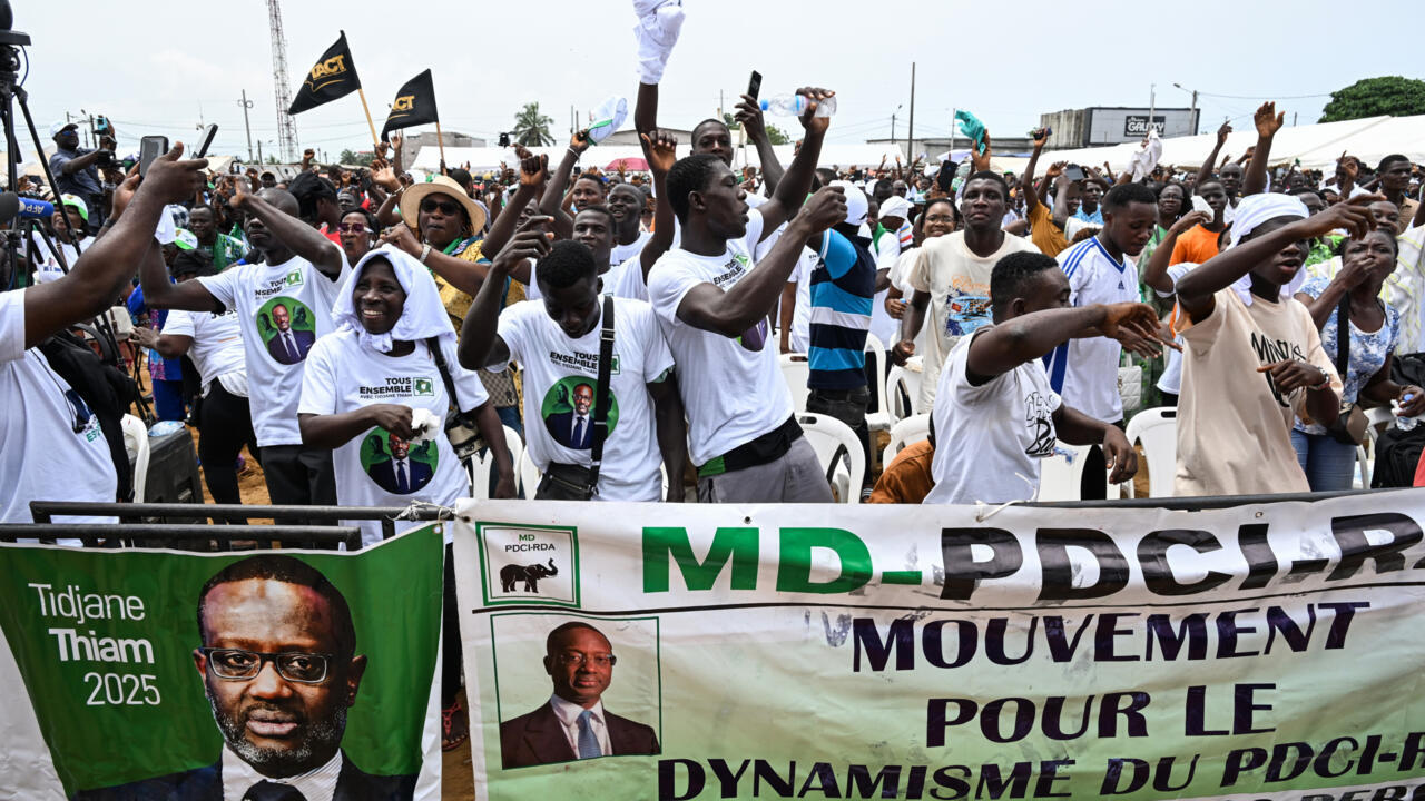 Présidentielle ivoirienne: un millier de jeunes en soutien à l'opposant Thiam