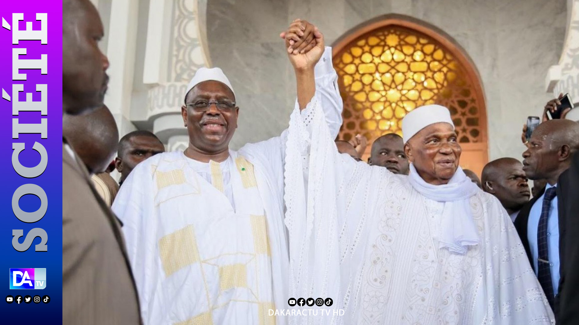 Macky Sall souhaite un " joyeux anniversaire" à Me Abdoulaye Wade pour ses 99 ans